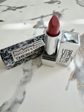 NIB MAC Phillipe & David Limited Edition Lipstick in Davidblonde